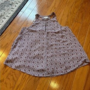 Loft Flowy Floral Tank Top Womens Size Medium